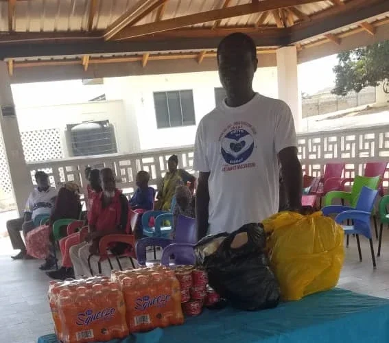 Golden Youth Foundation team distributing essential supplies during a coordinated humanitarian outreach.